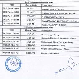 Pharmacy Timetable Date Edit