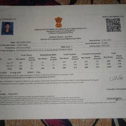 Marksheet Name & DOB Edit