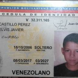 Venezuelan ID Birth Date Edit
