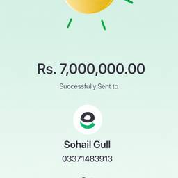 Easypaisa Payment Receipt Edit