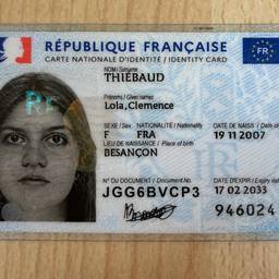French ID Birth Year Edit