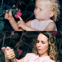 After - Child and Adult Photo Collage