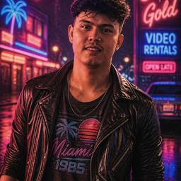 80s Style Photo Edit