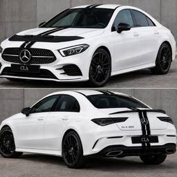 Après - Modification de Voiture avec Feux Arrière Fumés