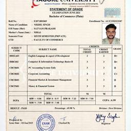Edit Name on Marksheet