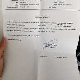 Avant - Modifier la date sur un certificat médical