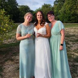 Add Friend to Wedding Photo
