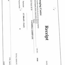 Receipt Date Change