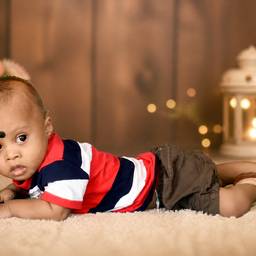 Depois - Edição de Fundo de Fotos de Bebê