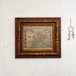 Straightened Framed Map
