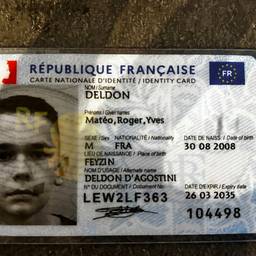 French ID Card Date Edit
