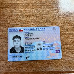 Chilean ID Card Number Edit