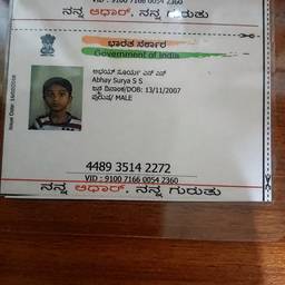 Aadhaar Card DOB Edit