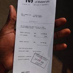 Bank Deposit Slip Edit