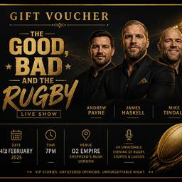Rugby Live Show Voucher