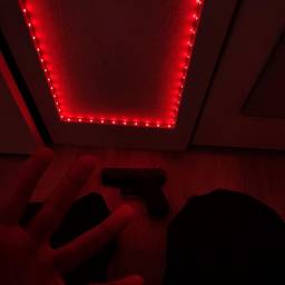 Neon Red Glock Scene