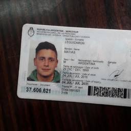 Argentine DNI Name Change