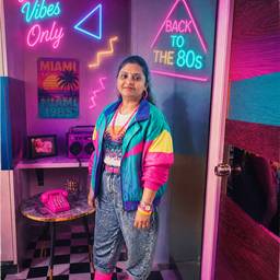 80s Retro Style Photo