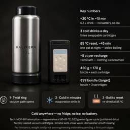 Realistic Self-Cooling Bottle Ad