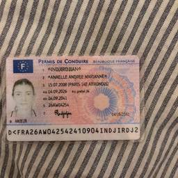 French Driving Licence Year Edit