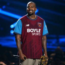 After - Kanye in West Ham Jersey