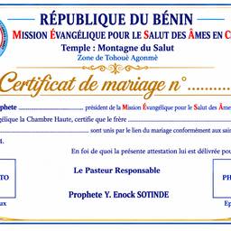 Marriage Certificate Text Edit