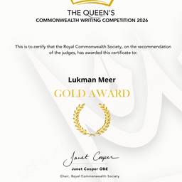 Gold Award Certificate Edit