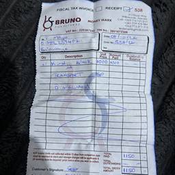 Edit Receipt Amount