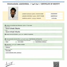 Somali ID Name Change