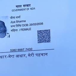 Aadhaar Card Name & DOB Edit