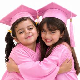 Graduation Girls Hug Photo
