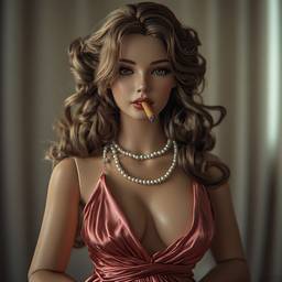Antes - Vídeo de retrato elegante com fumaça