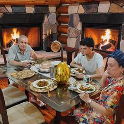 Avant - Arrière-plan Élégant pour Salle à Manger