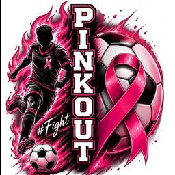 Before - Pink Out Soccer Tee