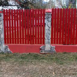Red Fence Recolor Edit