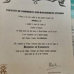 Degree Certificate Name Change