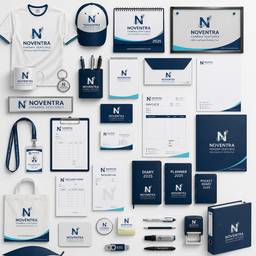 Pharma Brand Stationery Mockup