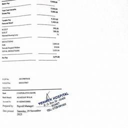 Payslip Date Update
