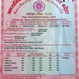 Marksheet Name & Marks Edit