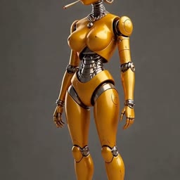 Depois - Baforadas de fumaça de robô dourado