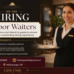 Restaurant Hiring Poster