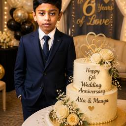 After - Anniversary Cake Portrait