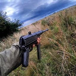 Submachine Gun Field Photo