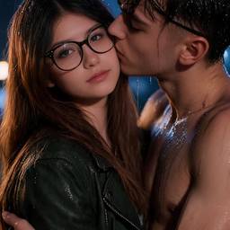 Romantic Couple Night Scene