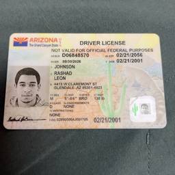 Arizona License DOB Edit