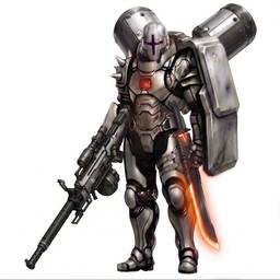Sci-Fi Character Upscale