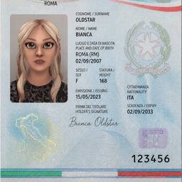 Italian ID Card Mockup