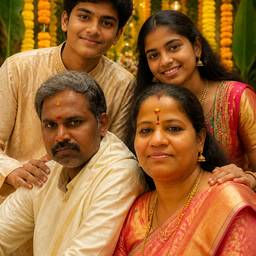 Indian Family Portrait Creator