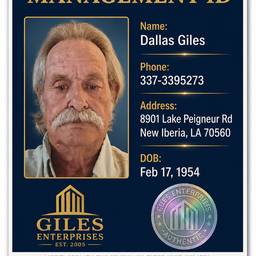Corporate Management ID Card