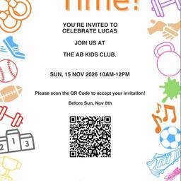Kids Party Invitation Edit
